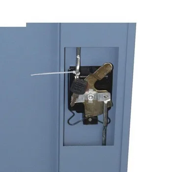 
High Quality Steel 3 Door Closet Wardrobe With Mirror 