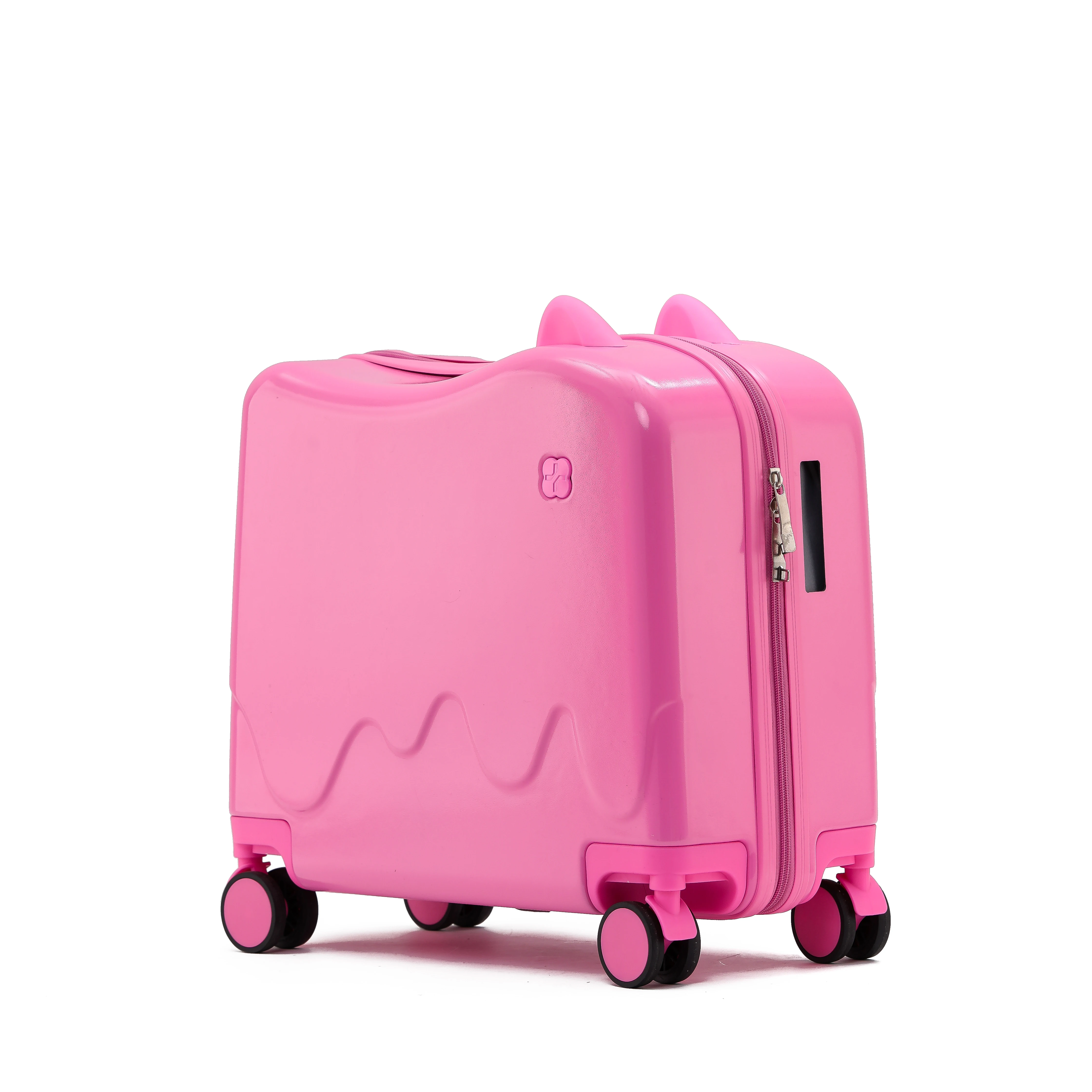 Most popular ABS PC can ride kids luggage suitcase travel luggage bags for kids