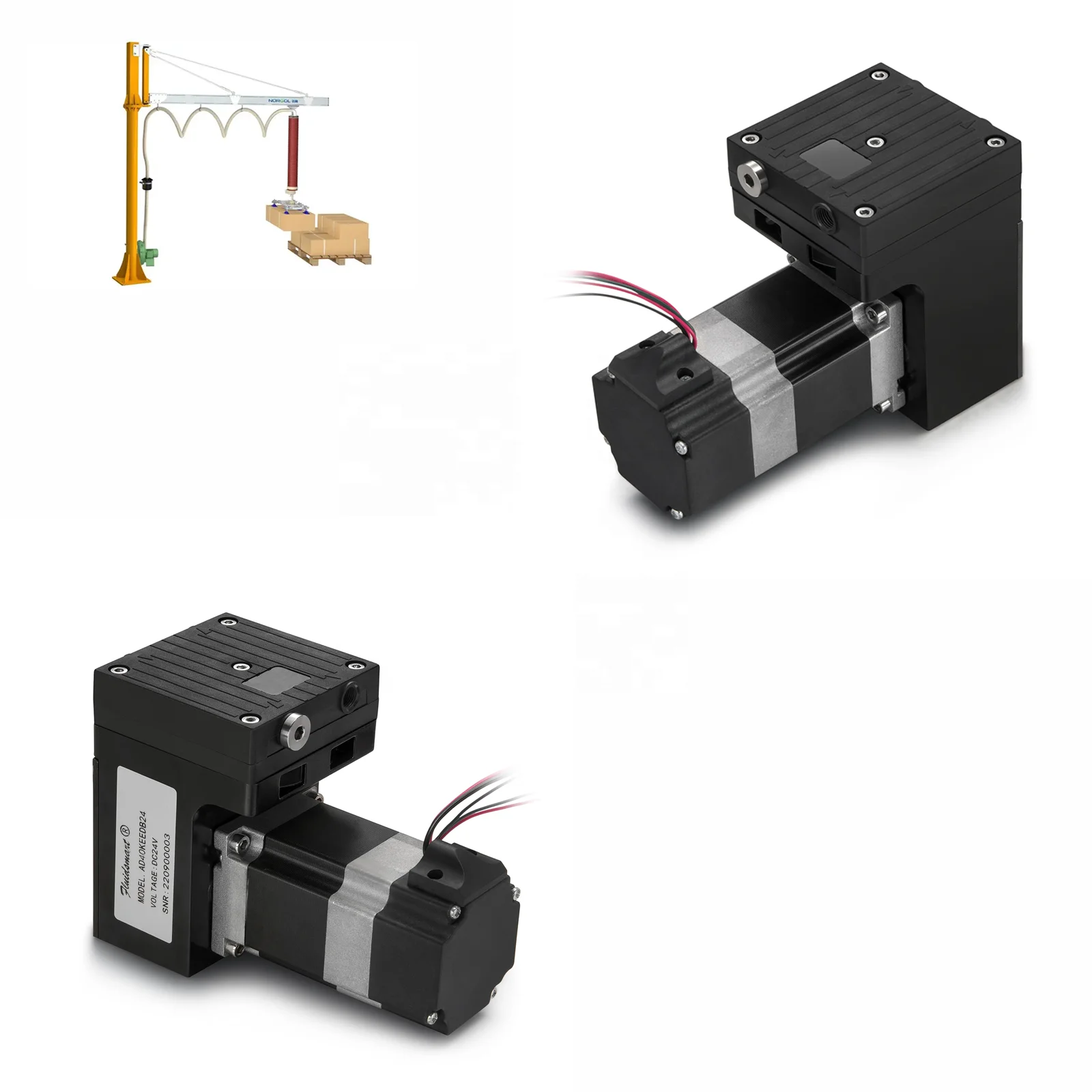 40L/Min EPDM 12V Micro Diaphragm Air Compressor Pump High Pressure PPS Oilless DC Mini Vacuum Pump