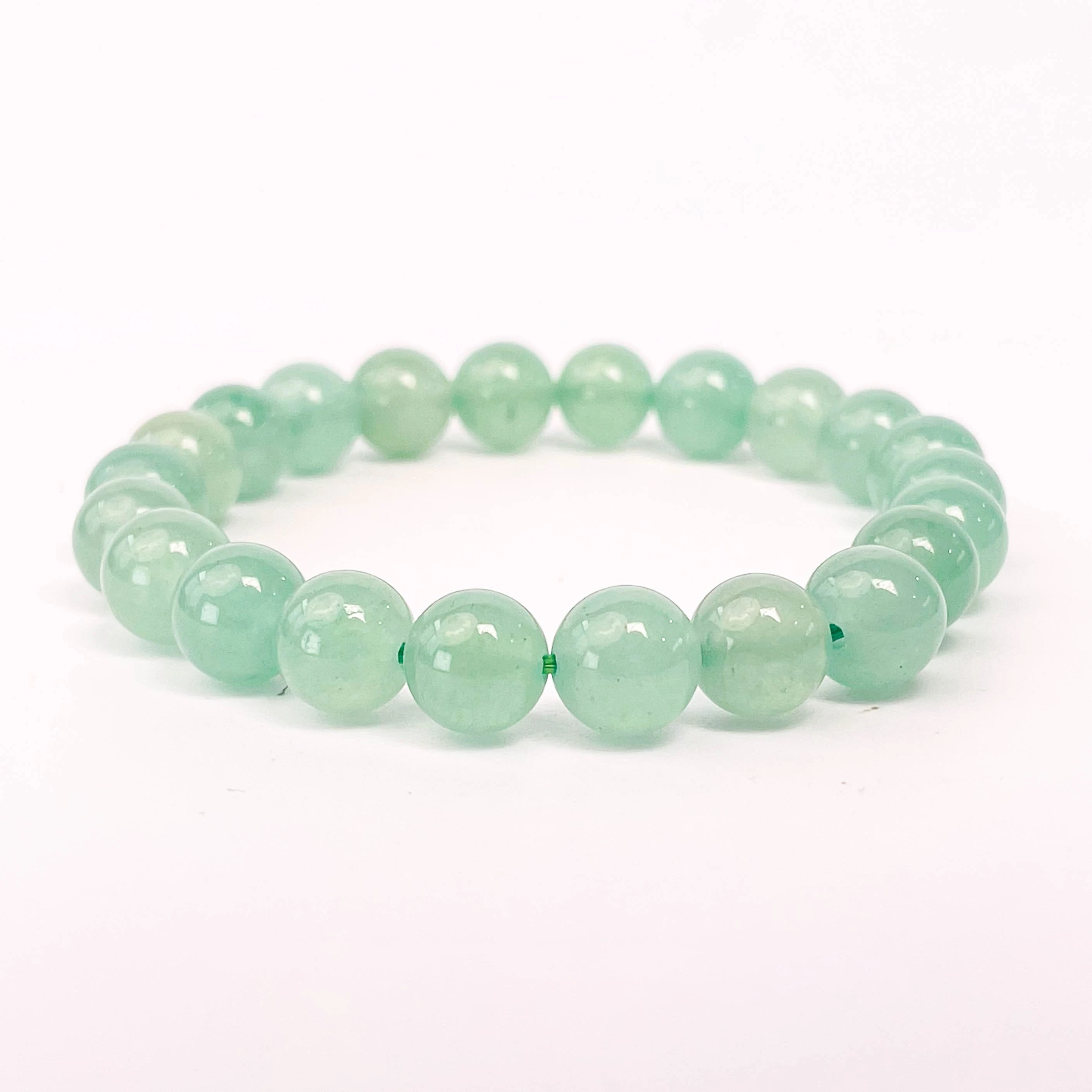 Unique 8mm Double Layer Crystal Rope Bracelet Bohemia Sandy Beach Crystal Gemstone Bead Bracelet