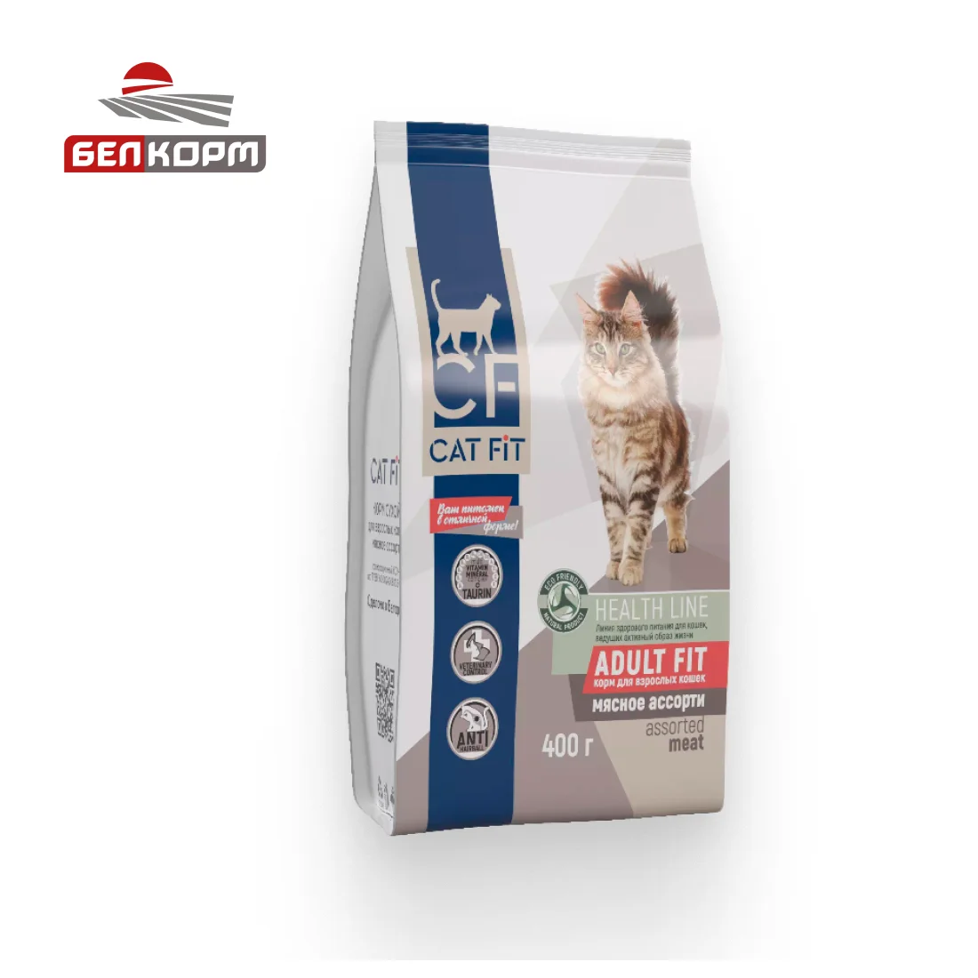 CATFIT здоровый сухой корм для взрослых кошек мясные комплексные питательные вещества 20 кг полипропиленовый мешок собак рыб минимальный заказ 10