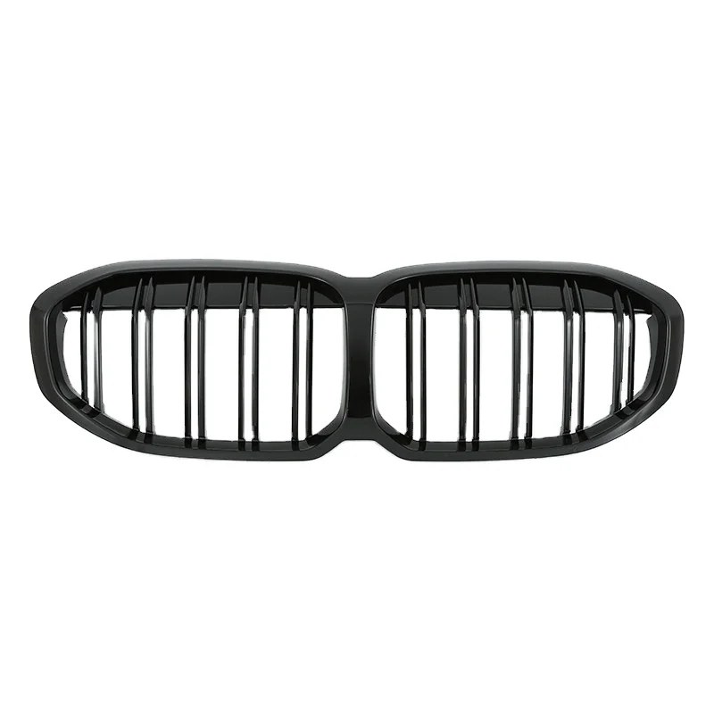 
F40 GLOSS BLACK TWIN BAR FOR 1 SERIES 2020-ON TUNNING GRILLE UPGRADE GRILLE 