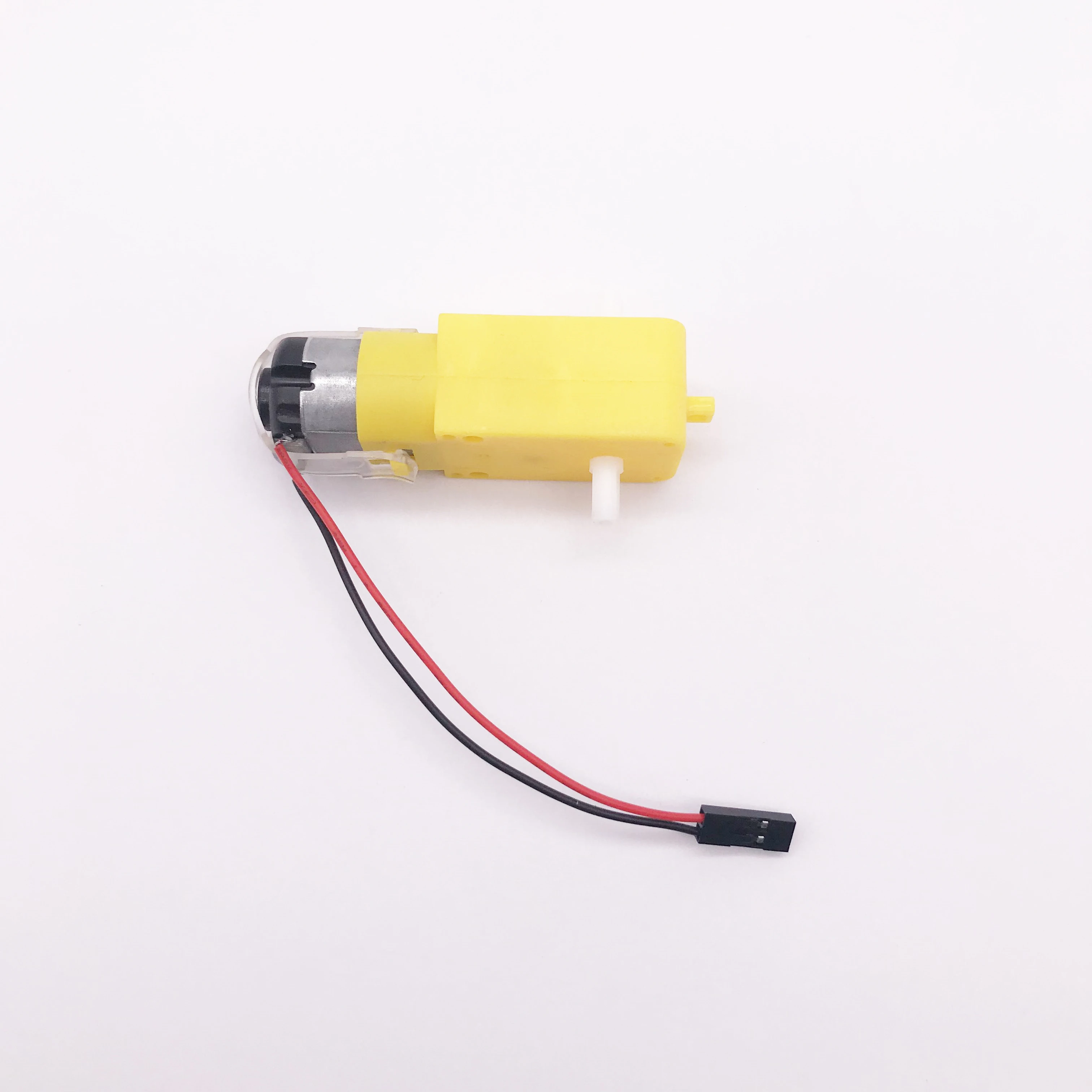 1:48 3V 6V Yellow TT motor DC deceleration gear motor with 30cm 2.54 Dupont female wire for toy car smart car robot Wheel