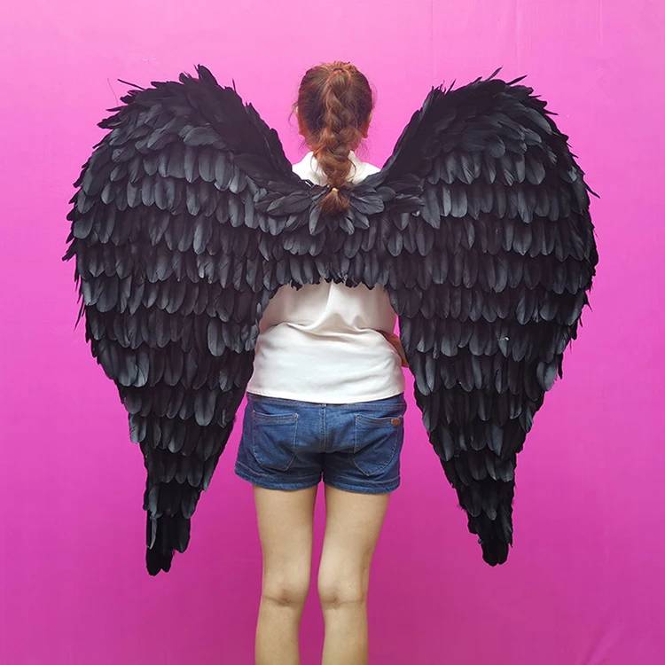 Cosplay Props Large Costume Feather Adult Angel Wings for Model Show Wedding Photos Shooting White Feather Costume Wings