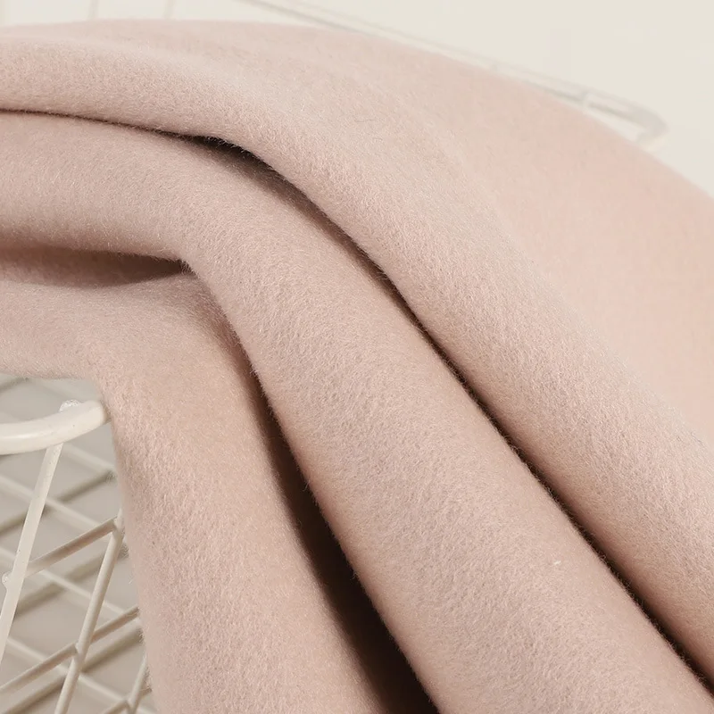 
Winter Warm Textiles Wool Woven Coat Italian Wool Fabric White 