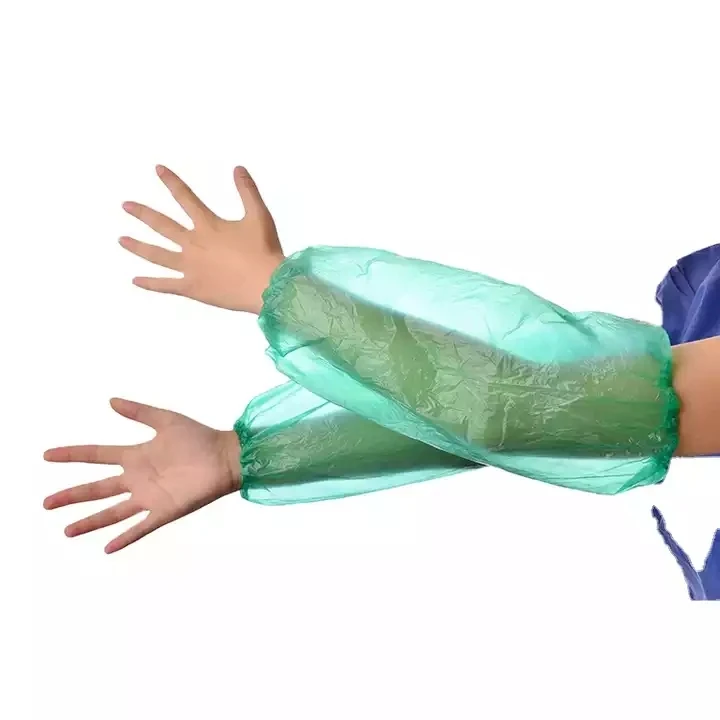 Wholesale Disposable Multifunction Protection Plastic Arm Sleeve Cover Blue PE Oversleeve