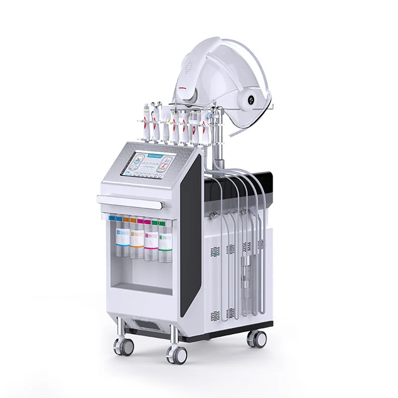 NV-WQ8 Professional H2o2 hydradermabrasion hydrotherapy Oxy-hydrogen facial machine 9 in 1 space oxygen machine
