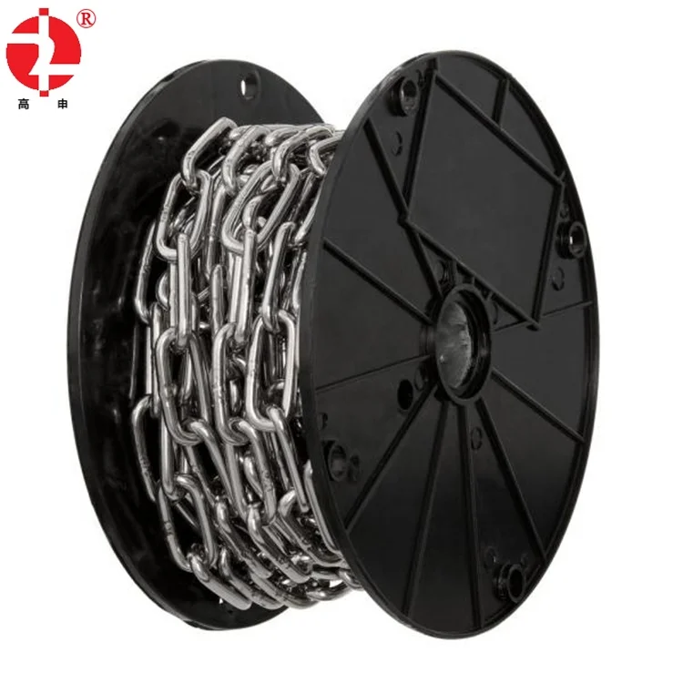 SS304 SS316 Short Link Chain High Quality Stainless Steel Long Link Chain