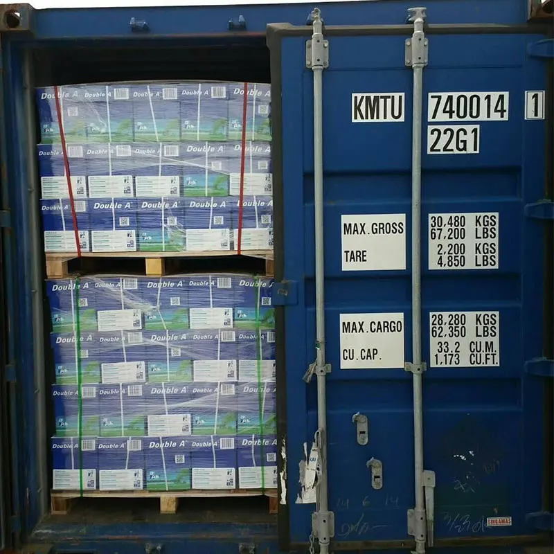 AA Grade Cheap Price 80GSM 8 1/2 x 11 inch White Bundle Multi-Use A4 Copy Paper for high-speed copy machines home office school