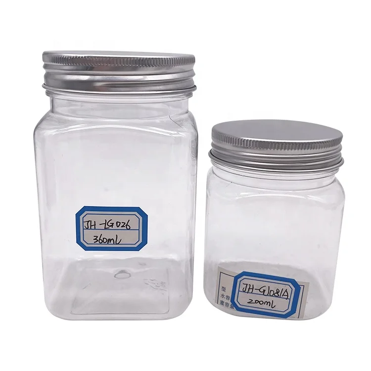PET plastic jars food packaging flower tea candy biscuit