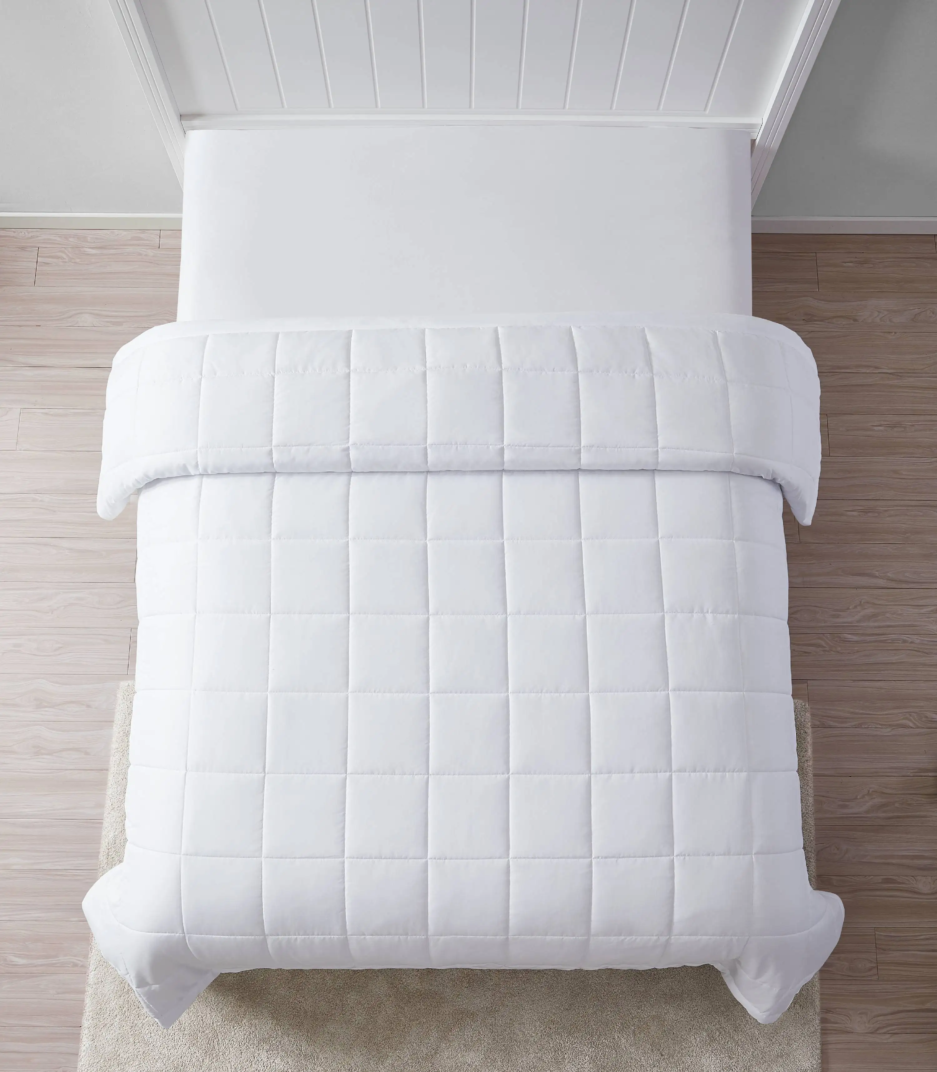 Оптовая продажа белый хлопок полиэстер Наполнитель большой размер одеяло для зимы