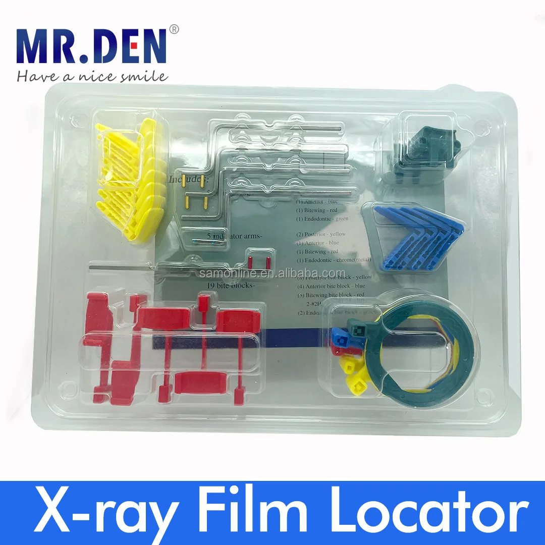 MRDEN High Quality Low Price 3 pcs/set X Ray Film Poly Locator /Positioner Digital X-Ray Film for Dental Consumables