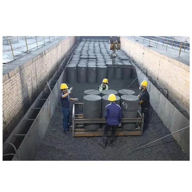High efficiency graphitization process for negative electrode material Acheson Graphitization furnace