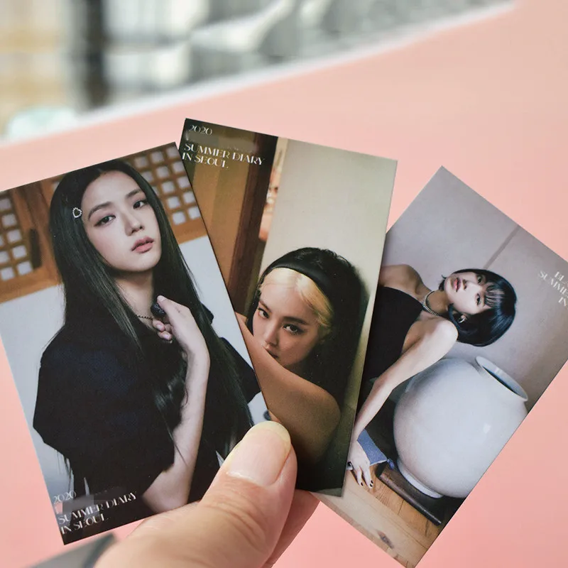 Wholesale Kpop Idol Merchandise 2020 SUMMER DIARY IN SEOU Blackpink Photo Card Lomo Card