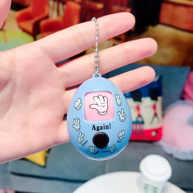 Toy guessing game fair showdown creative egg Rock-paper-scissors cloth guessing boxing gashapon ball new strange toy gift