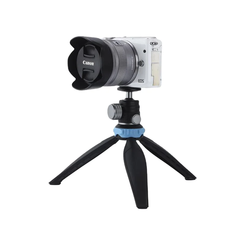 
360 Degree Swivel Tripod Led Light Flash Bracket Ball Head Camera Mini Ball Head With 1/4 Screw 