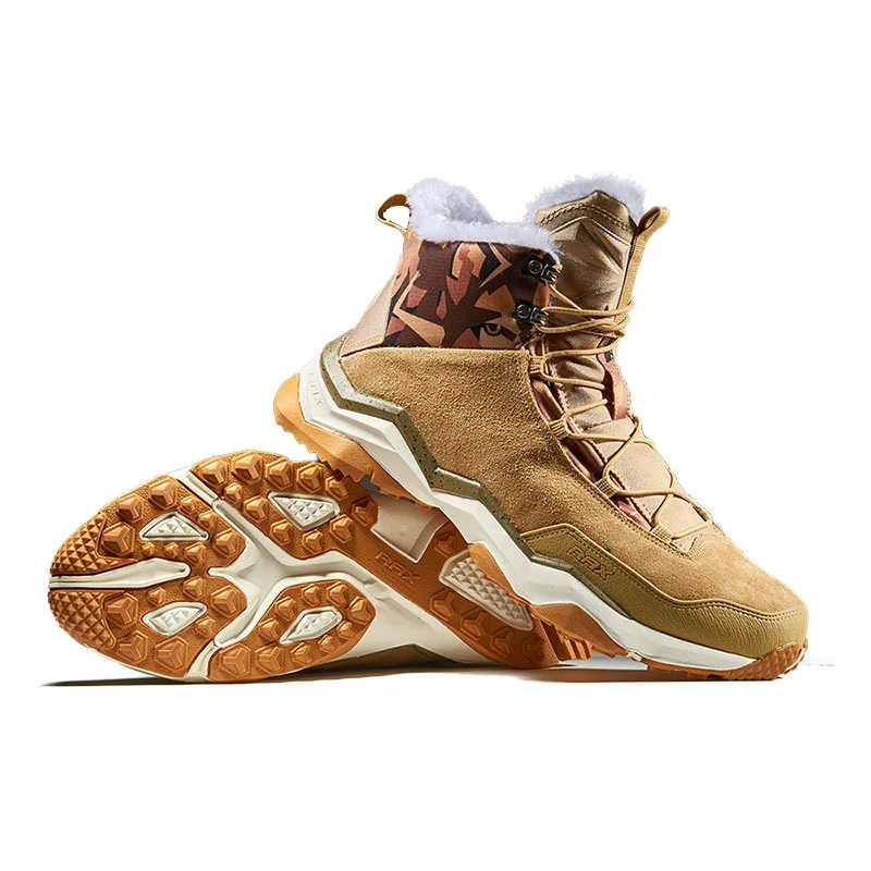 RAX Men Hiking Boots Anti Slip Trekking Outdoor Warm Camping Climbing Boot Walking Boots