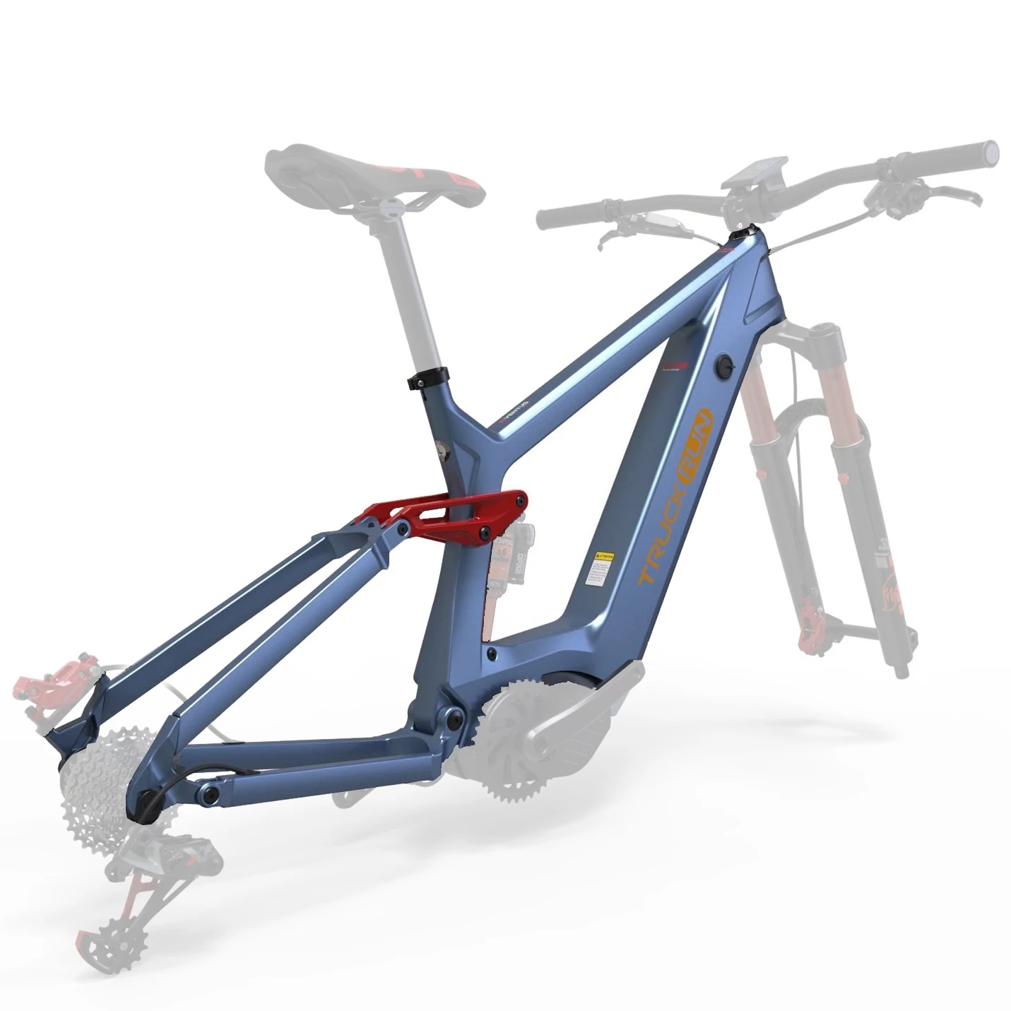 Ультра рама для электровелосипеда Bafang M620 рама из углеродного волокна M620 MTB 29 'полная подвеска только рама Emtb
