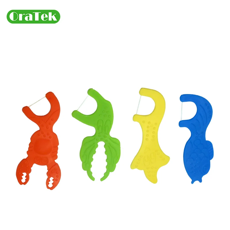 Cute Ocean animals oral care Kids /Children Dental Flosser Pick