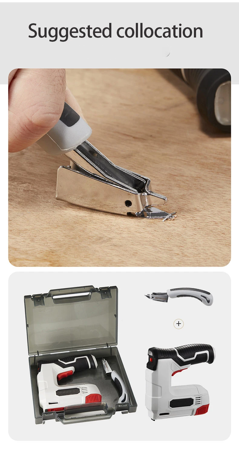 upholstery household fence cable wood heavy duty carpet charging li battery tiny cordless electric stapler staple gun