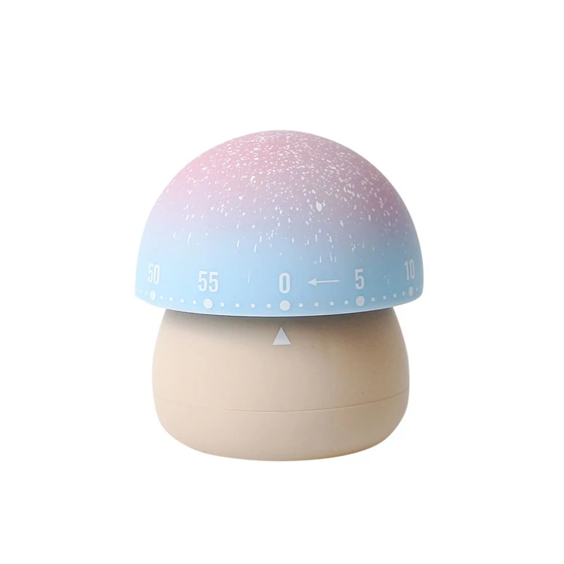 Mushroom Shaped Mechanical Timer Student Stopwatch Time Management Reminder Kitchen Cooking Timer