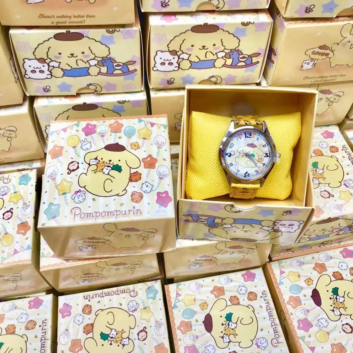 Cartoon Kids Watch Pu Leather Electronic Watch Kuromied Melodyed Children Toy Watches for boys Birthday Christmas Gift