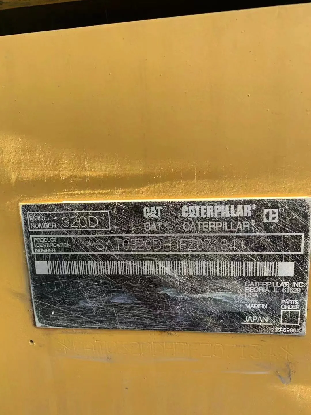 Second hand caterpillar 320 CAT320B CAT 320 CL 320D 320DL 320D2 Japan 20 tons hydraulic earth-moving digger machine