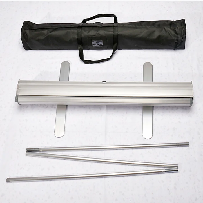 Алюминиевый баннер, разворачивающееся и вращающееся устройство для хранения, рекламный баннер, демонстрационный стеллаж может быть автоматически сложен для легкой переноски