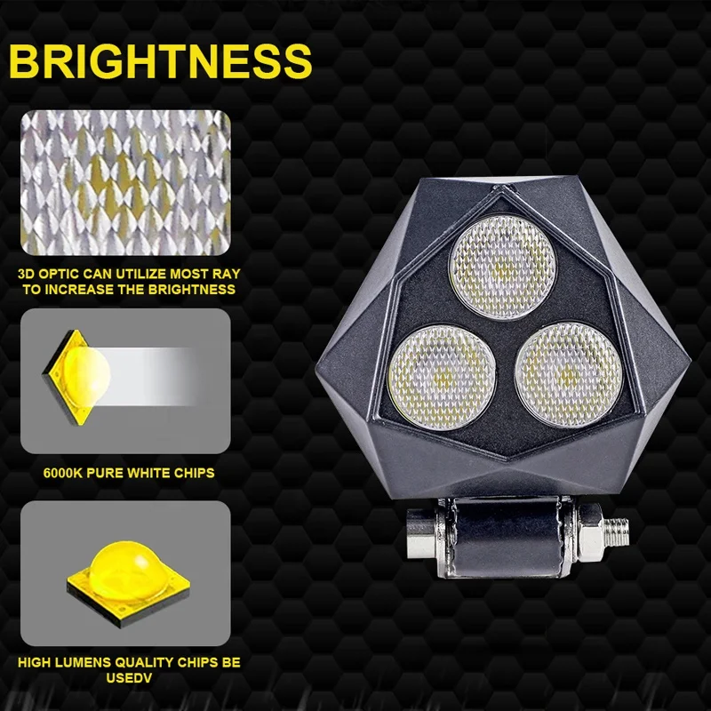 3x5 Inch 2 Inch 12v Cheapest Heavy Truck Mini Driver Driving Work Light Eu 50w Outlet 5000 Led Work Light 4 Inch