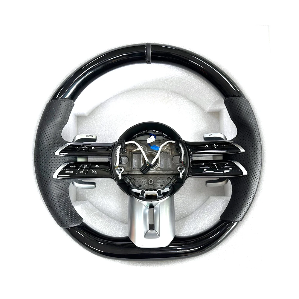 Customized High Quality Real Carbon Fiber Steering Wheel For Mercedes-Benz AMG Series