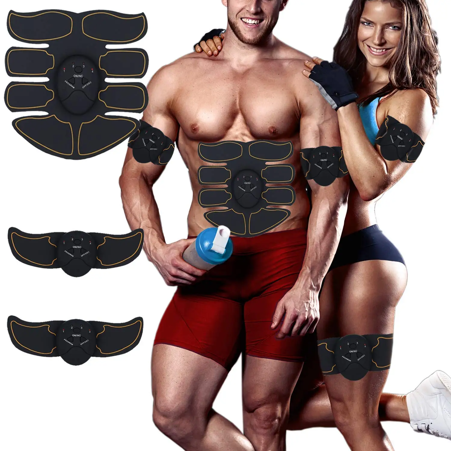 Перезаряжаемый 8-pack умный дом фитнес тонизирующий пояс для тела ems брюшный АБС-стимулятор