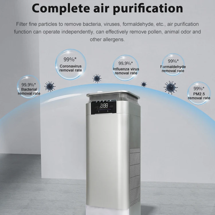 New Product Home Living Room Baby Room Bedroom Remote Control 10L Water Tank Capacity Air Purifier Humidifier