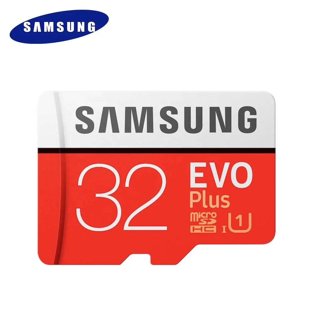 Samsung EVO Plus micro sd карта памяти с адаптером U1 32