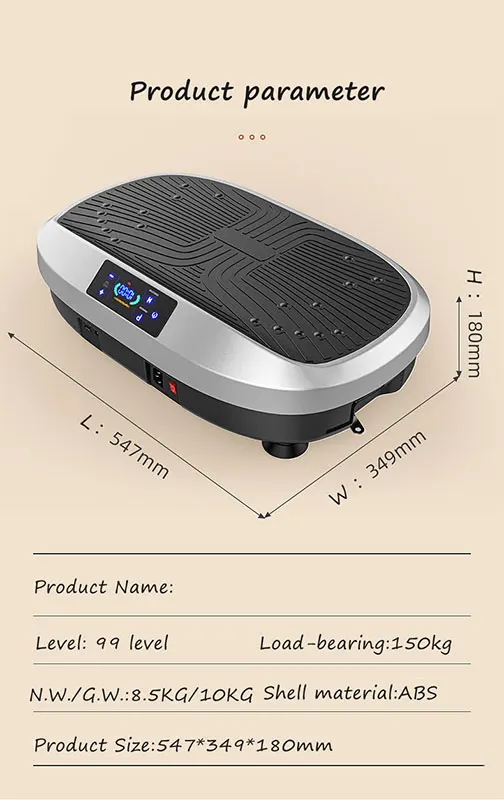 Лидер продаж 2021, вибрационная пластина HAC для похудения, фитнес-вибрационная платформа, умный Сумасшедший массаж