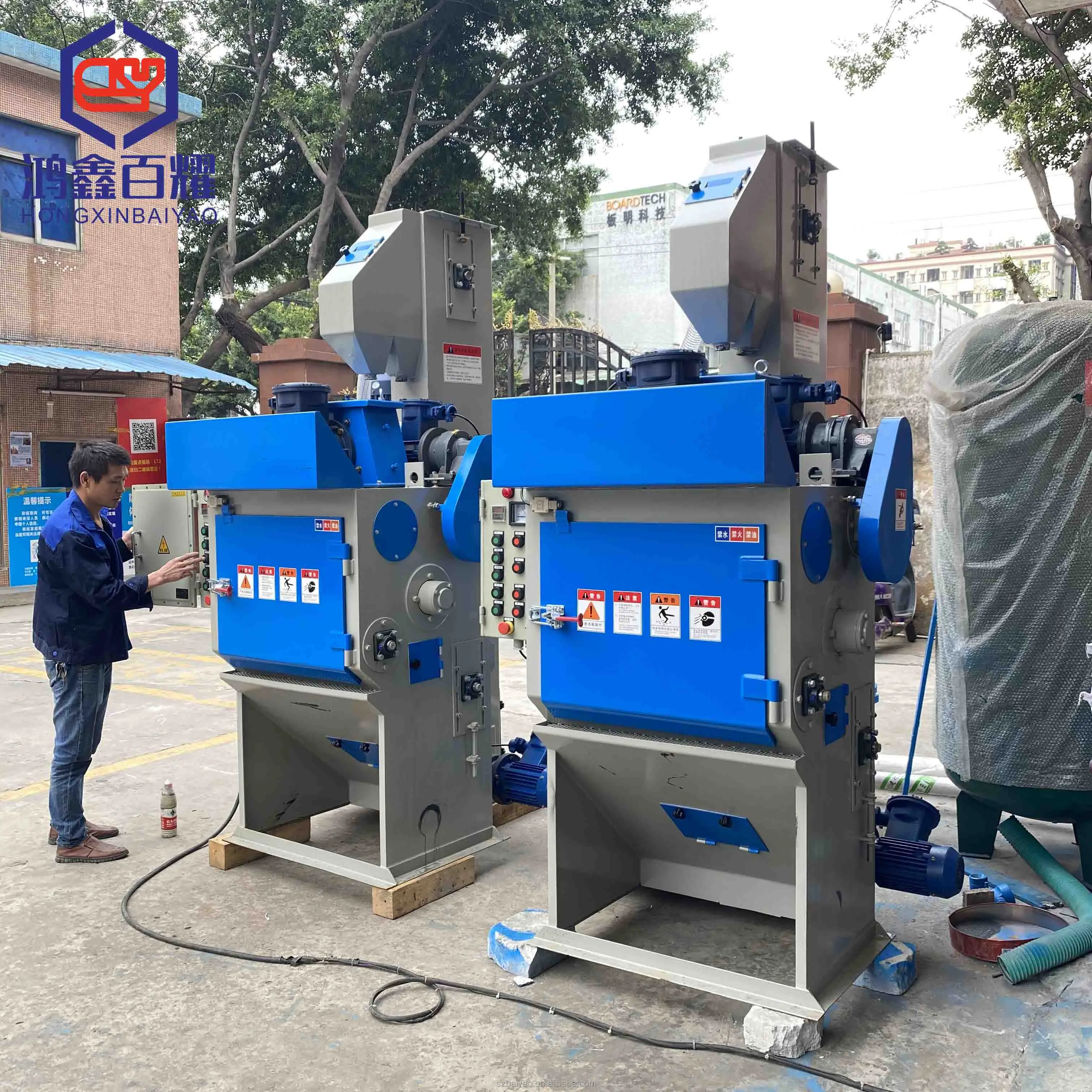 Shot Blasting Machine Roller blasting equipment CE ISO Surface Cleaning Manufacturer Car Wash Equipment