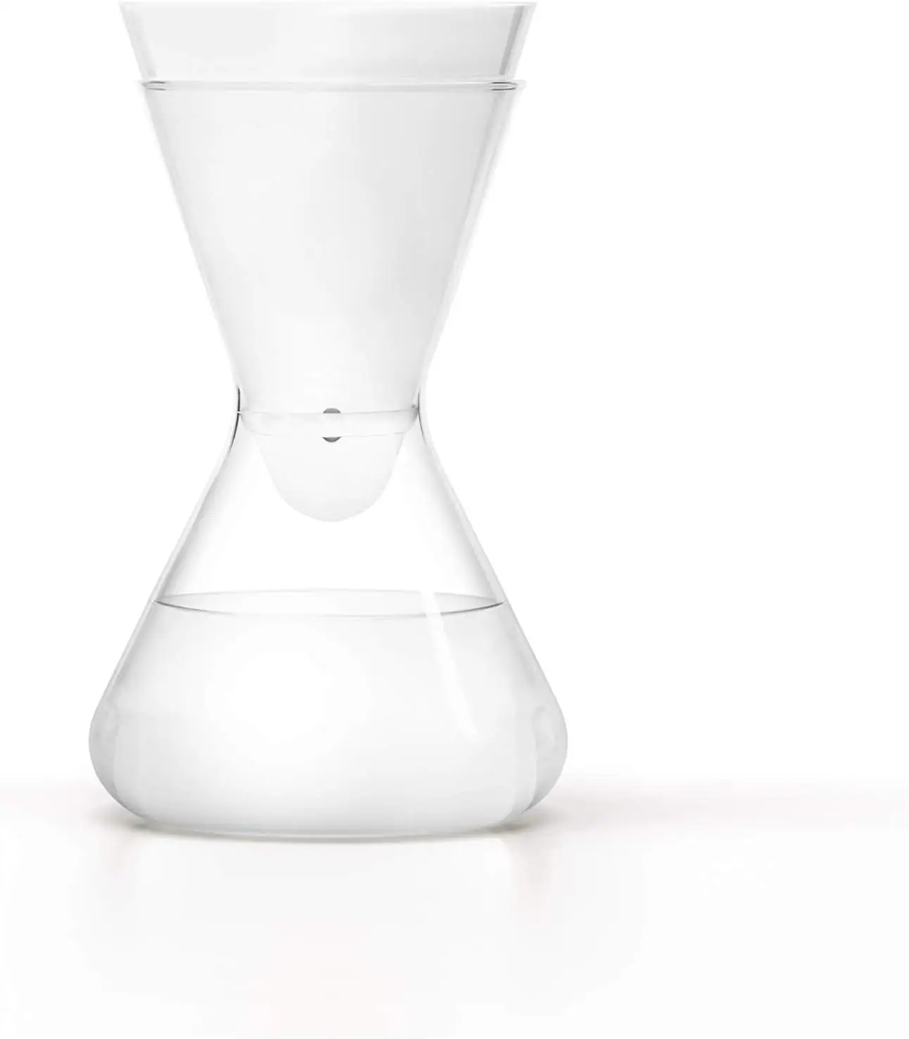 New style borosilicate glass transparent water filter glass carafe clear glass water bottles with replacement filters