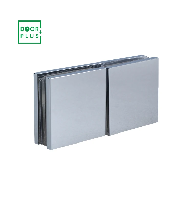 Doorplus Market 45*45mm польский хромовый Твердый латунный квадратный стеклянный кронштейн офисный экран разделительный зажим