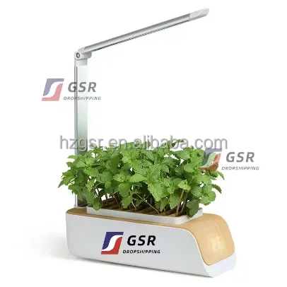 GSR лидер продаж светодиодные умные садовые мини-системы для выращивания набор внутреннего сада Европейский подарок на день Святого Валентина ABS кухонный сад/