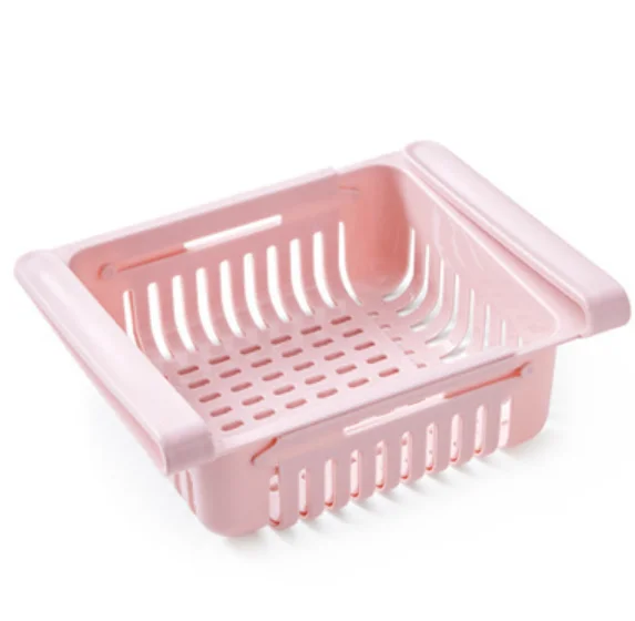 Fridge Organizer Shelf Egg Fruit Storage Box Kitchen Hanging  Refrigerator Baskets