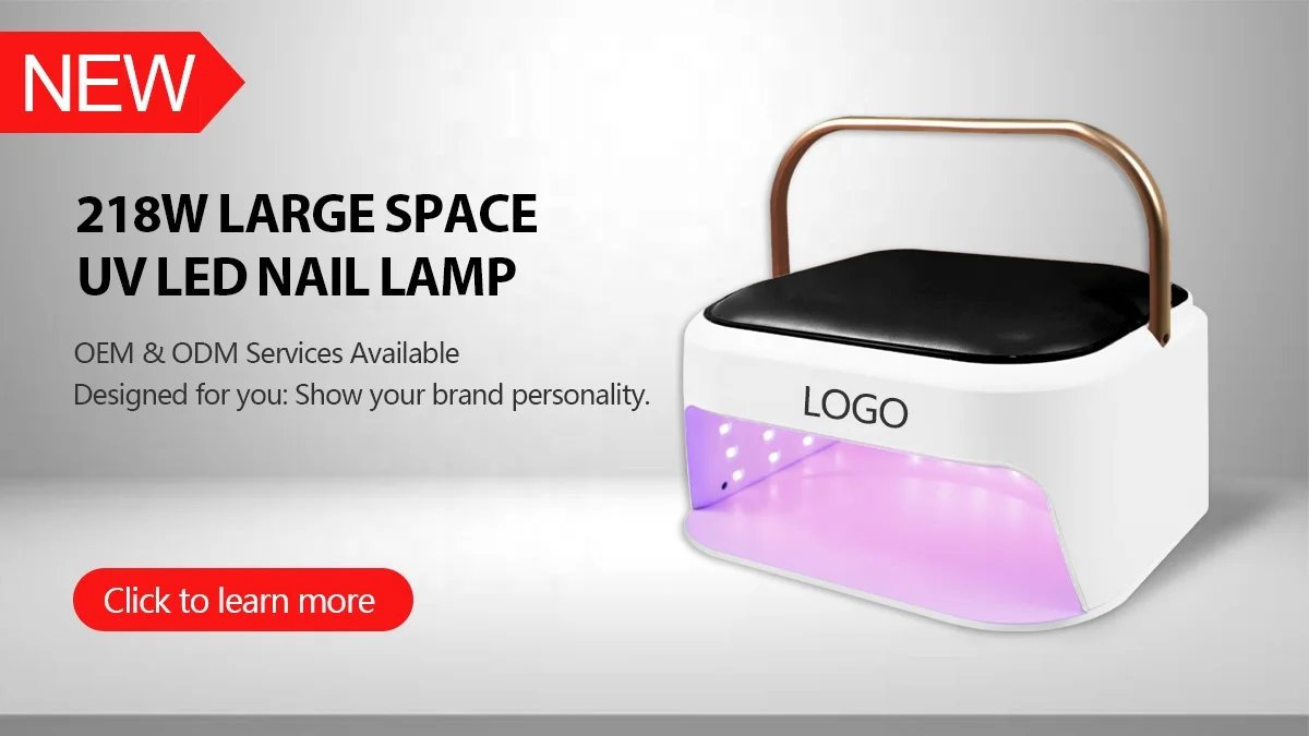 Rechargeable Cordless Led UV Nails Lamp Removable Battery 218w 30,000 mAh Long Lasting Rechargeable Dryer Powerful Nail Lamp