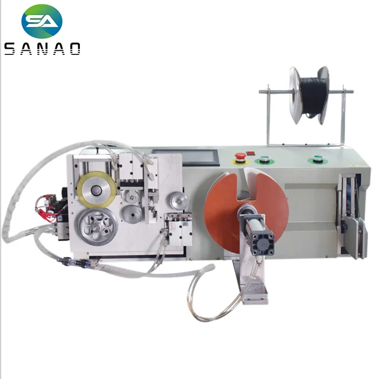Auto Cable cutting winding twist tie tying machine with meter measuring function twisting tie machine SA-C01
