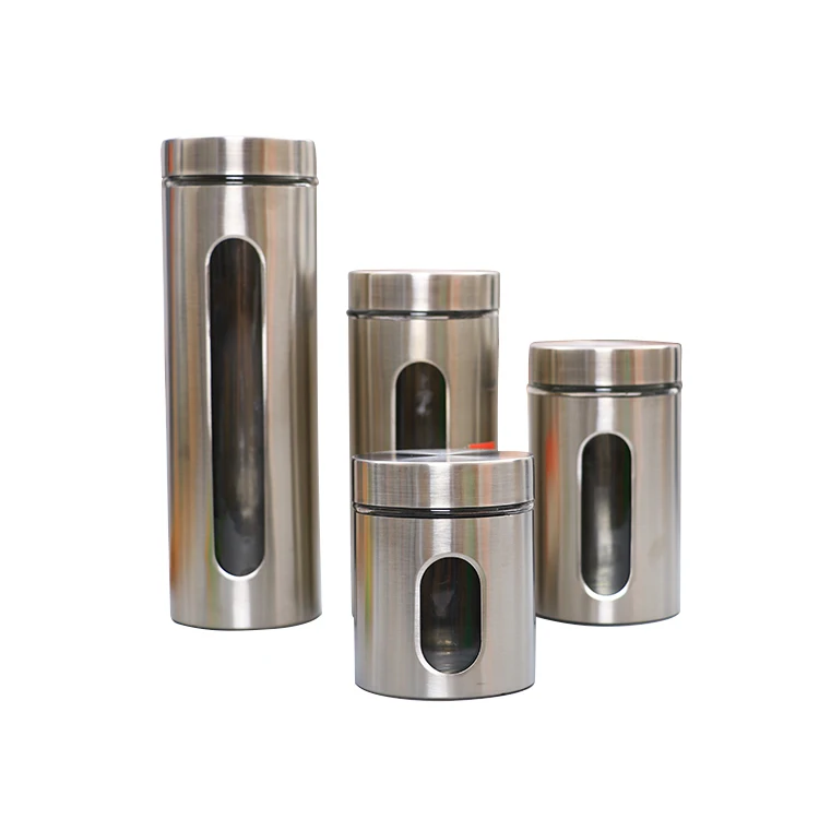 Sell high quality stainless steel sugar/spice shaker seasoning cans salt and pepper shakers herb spice condiment dispenser
