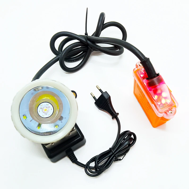 Custom Lampe 7800mAh LED Miners Cap Lamp Mining Led Miner Lamp Headlamp Rechargeable Explosion Proof IP67