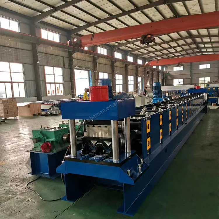 Panel Two and Three Wave W Beam Highway Fence Guardrail Roll Forming Machine Roof Sheet Automatic Metal 15 M/min