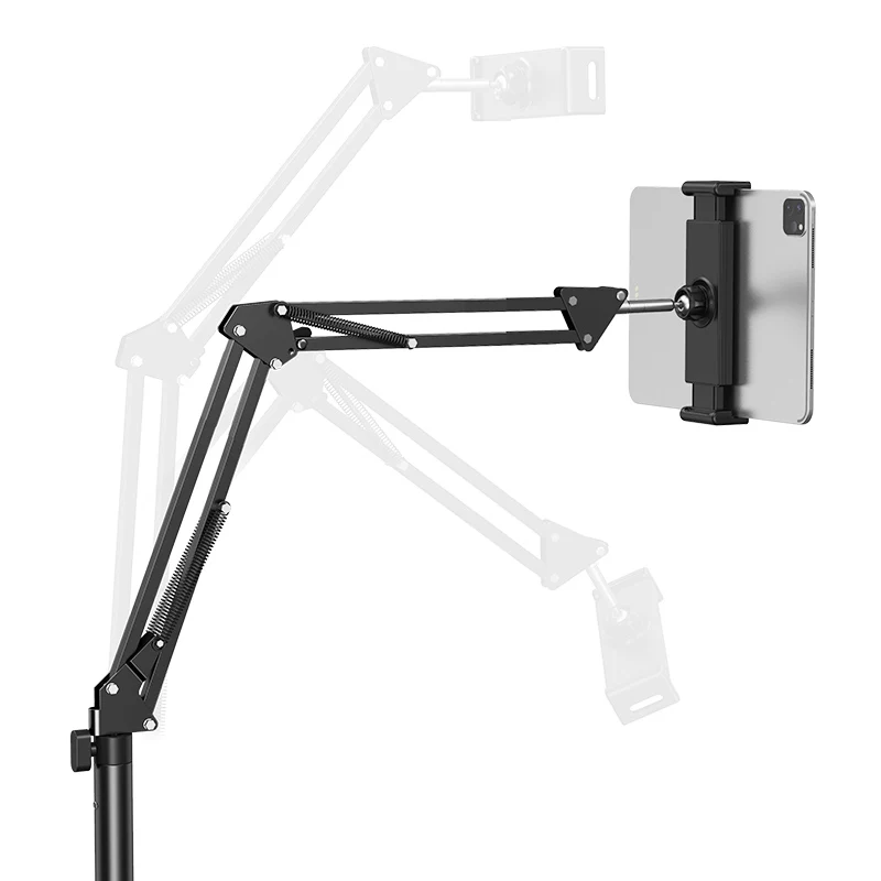 360 Rotatable Flexible Arms Mobile Stand Phone Tablet Holder Universal Bed Foldable Lazy Bracket Aluminum Phone Stand