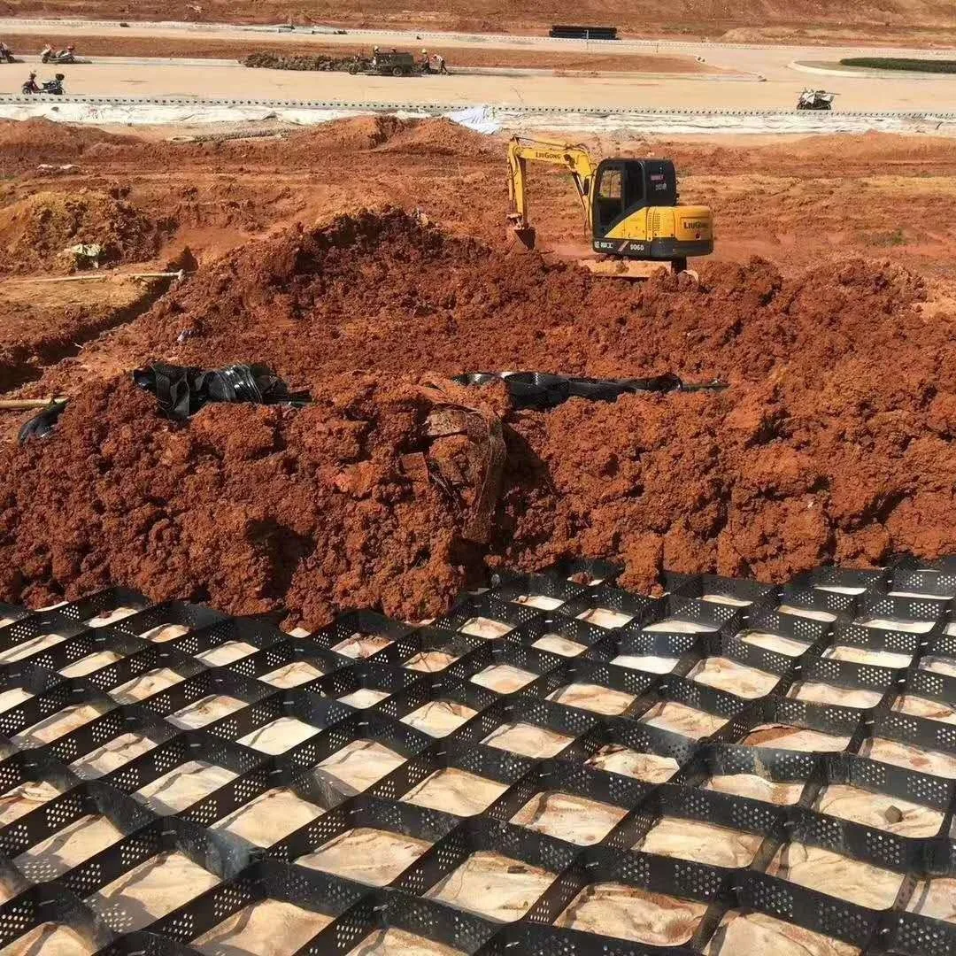 High Quality Road Stabilization Cell Depth 50-200 Mm Gravel Paving HDPE Geocell
