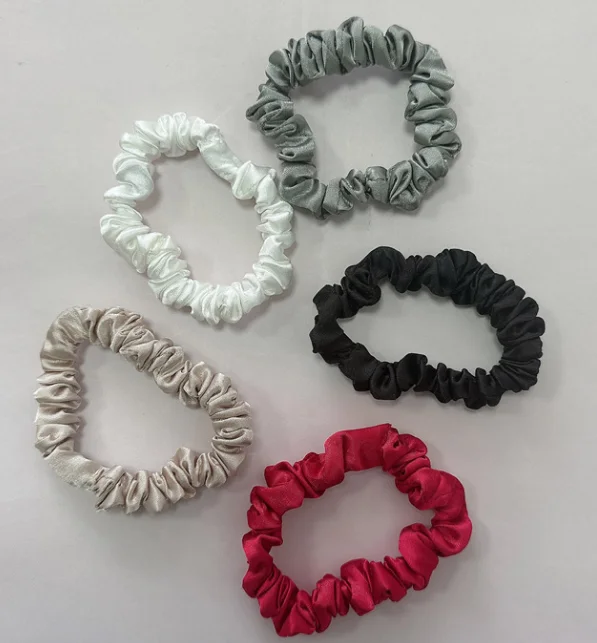 Women Silk Satin Scrunchies Accessories Elastic Hair Bands Hair Tie