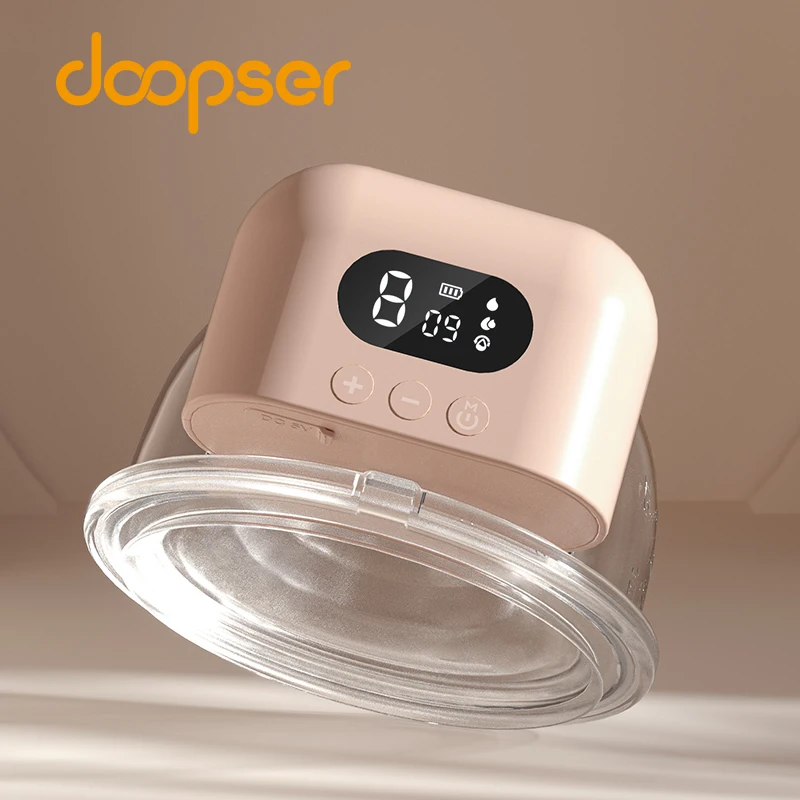 Doopser Wearable Hands Free Breast Pump Electric Breast Pump DPS-8012 Silicone Wearable Cup Breast Milk