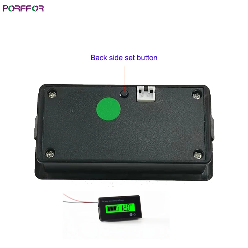 7-100V 6-73V 12V 24V 48V Lead acid Lithium Battery Capacity Indicator Car Motorcycle Digital Voltmeter Voltage Tester Meter Tool