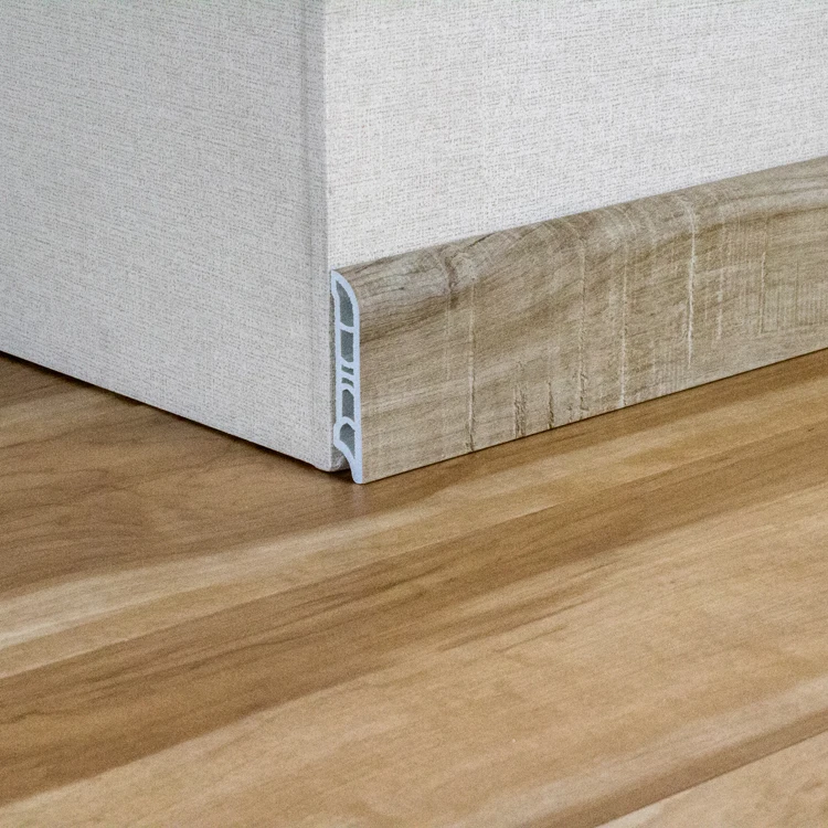
Hot Sale Waterproof Skirting Board Modern PVC Skirting Baseboards With Corner Connector 
